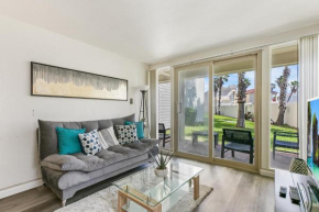 Ground Floor Cozy Condo Seconds from the Beach with Private Terrace